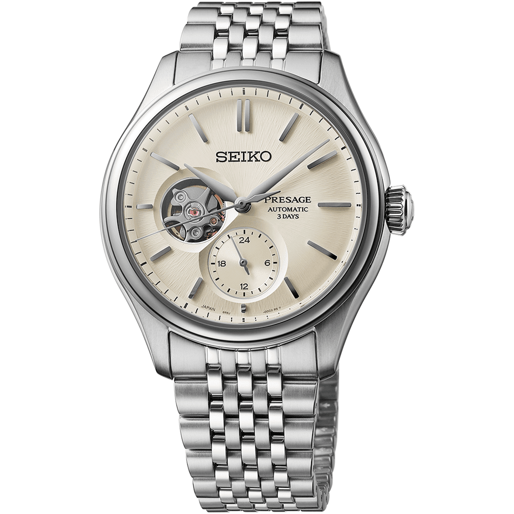 Seiko Presage Classic Series Shiro-iro Open Heart SPB469J Otomatik Erkek Kol Saati