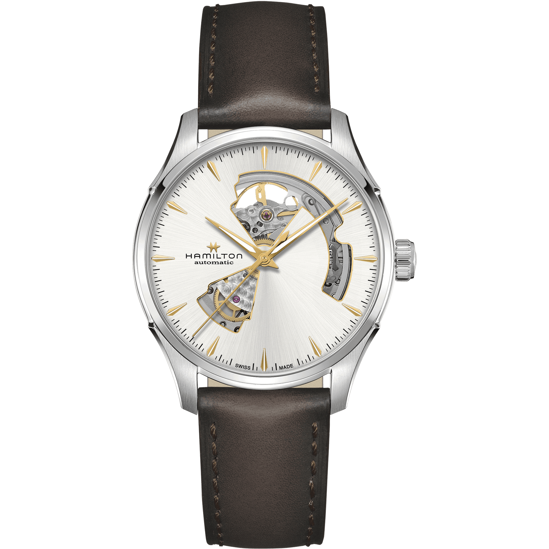 HAMILTON H32675551 JAZZMASTER OPEN HEART AUTO KOL SAATI
