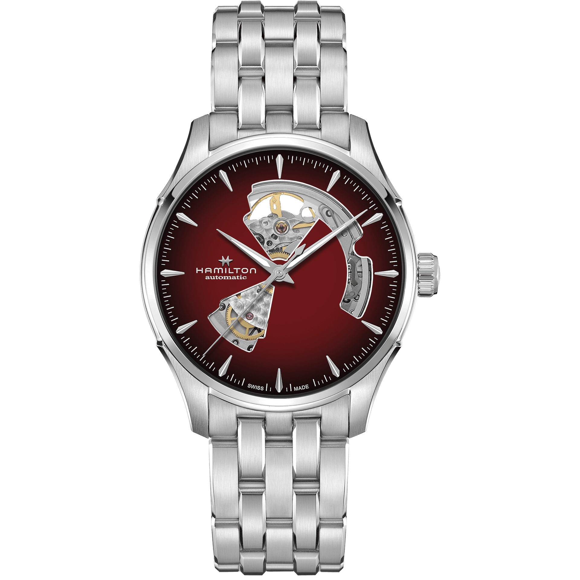 HAMILTON H32675170 JAZZMASTER OPEN HEART AUTO KOL SAATI