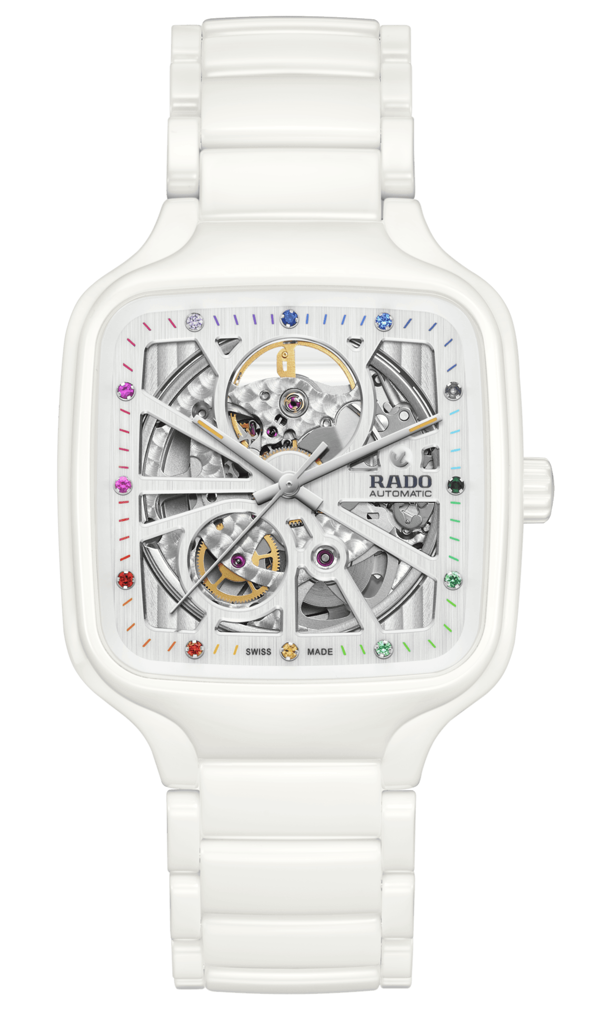 RADO R27073712 TRUE SQUARE AUTOMATIC OPEN HEART UNISEX KOL SAATİ