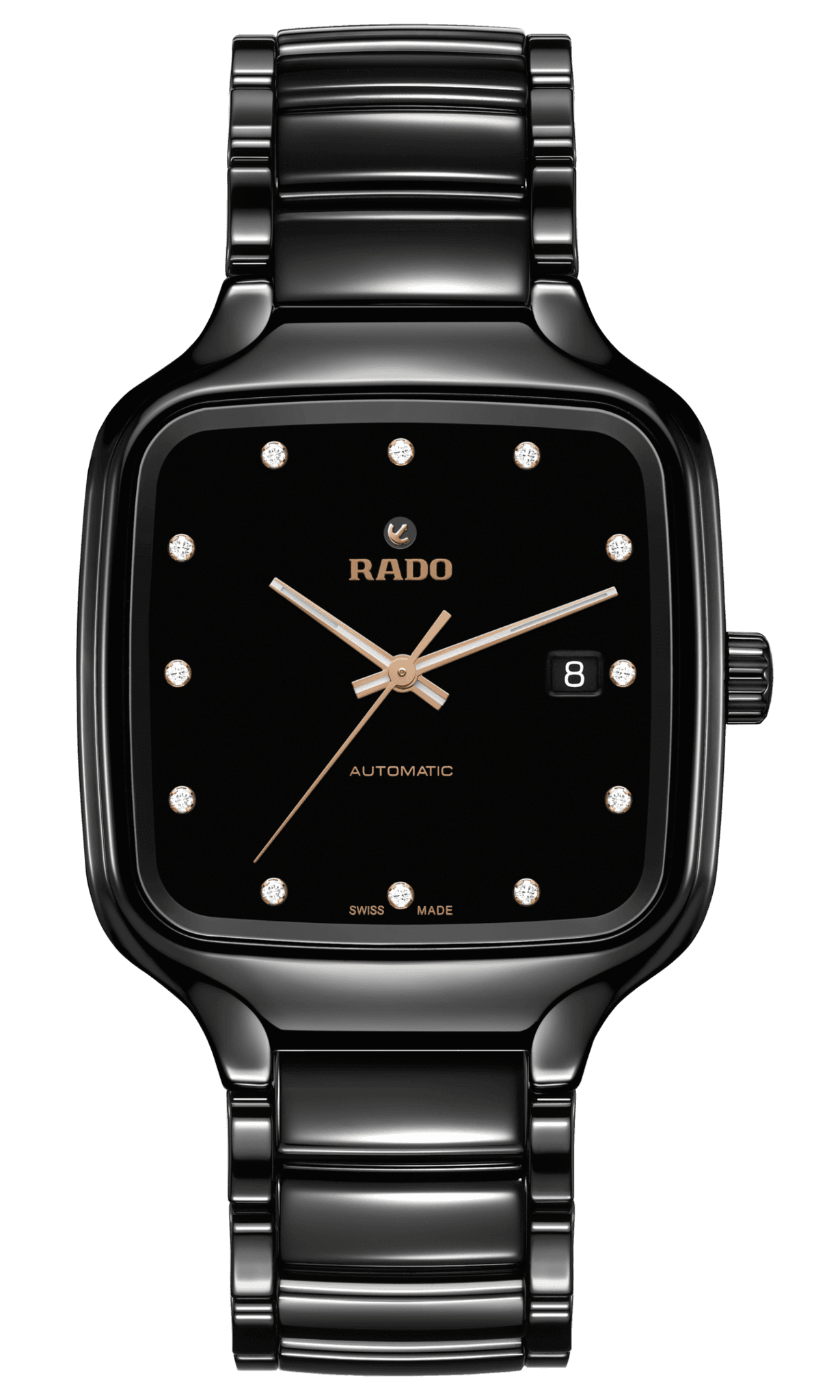 RADO R27078702 TRUE SQUARE AUTOMATIC DIAMONDS UNISEX KOL SAATİ