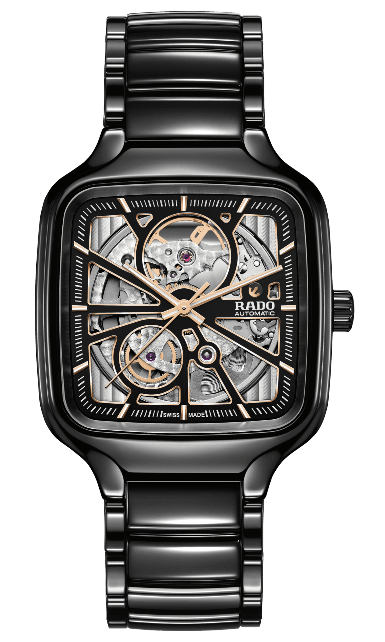 RADO R27086162 TRUE SQUARE AUTOMATIC OPEN HEART UNISEX KOL SAATİ