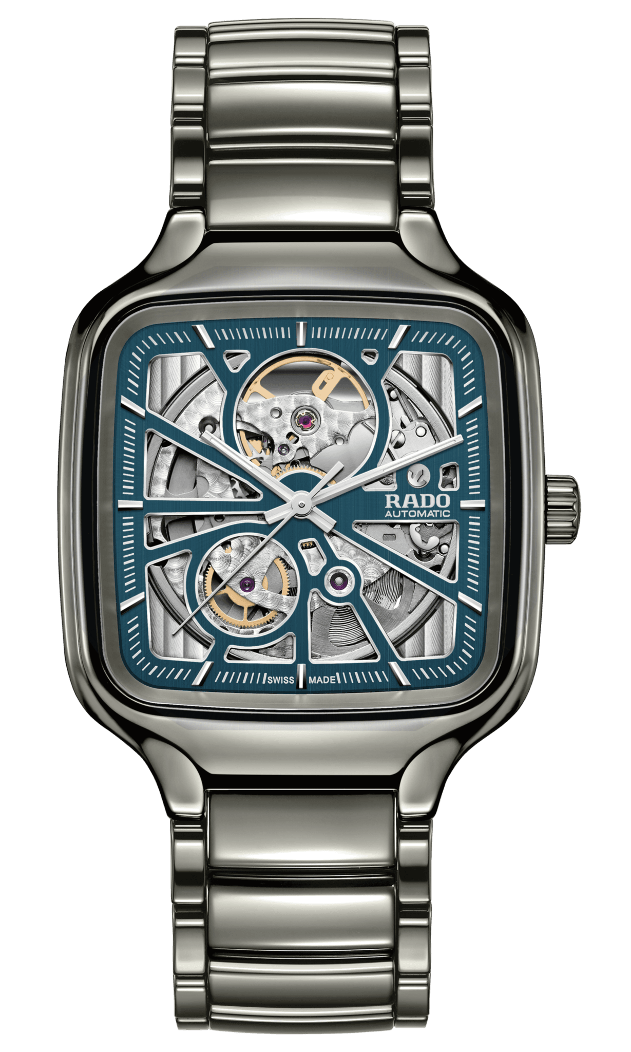 RADO R27083202 TRUE SQUARE AUTOMATIC OPEN HEART UNISEX KOL SAATİ