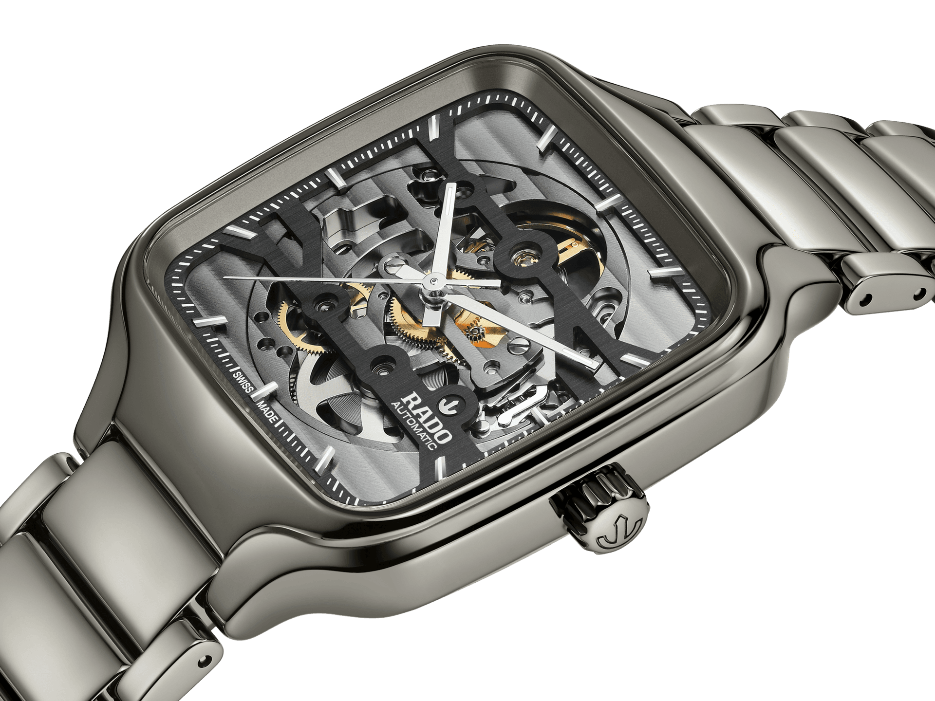 RADO R27125152 TRUE SQUARE AUTOMATIC SKELETON UNISEX KOL SAATİ 7