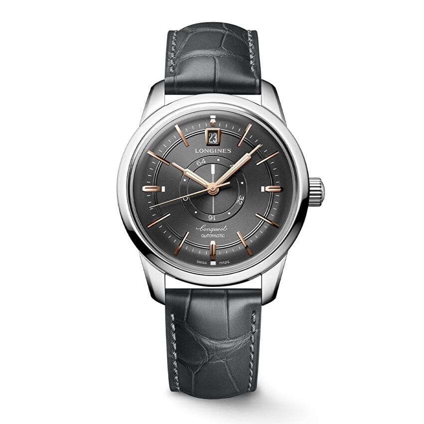 LONGINES CONQUEST HERITAGE CENTRAL POWER RESERVE  L16484622 - L1.648.4.62.2 UNISEX KOL SAATİ
