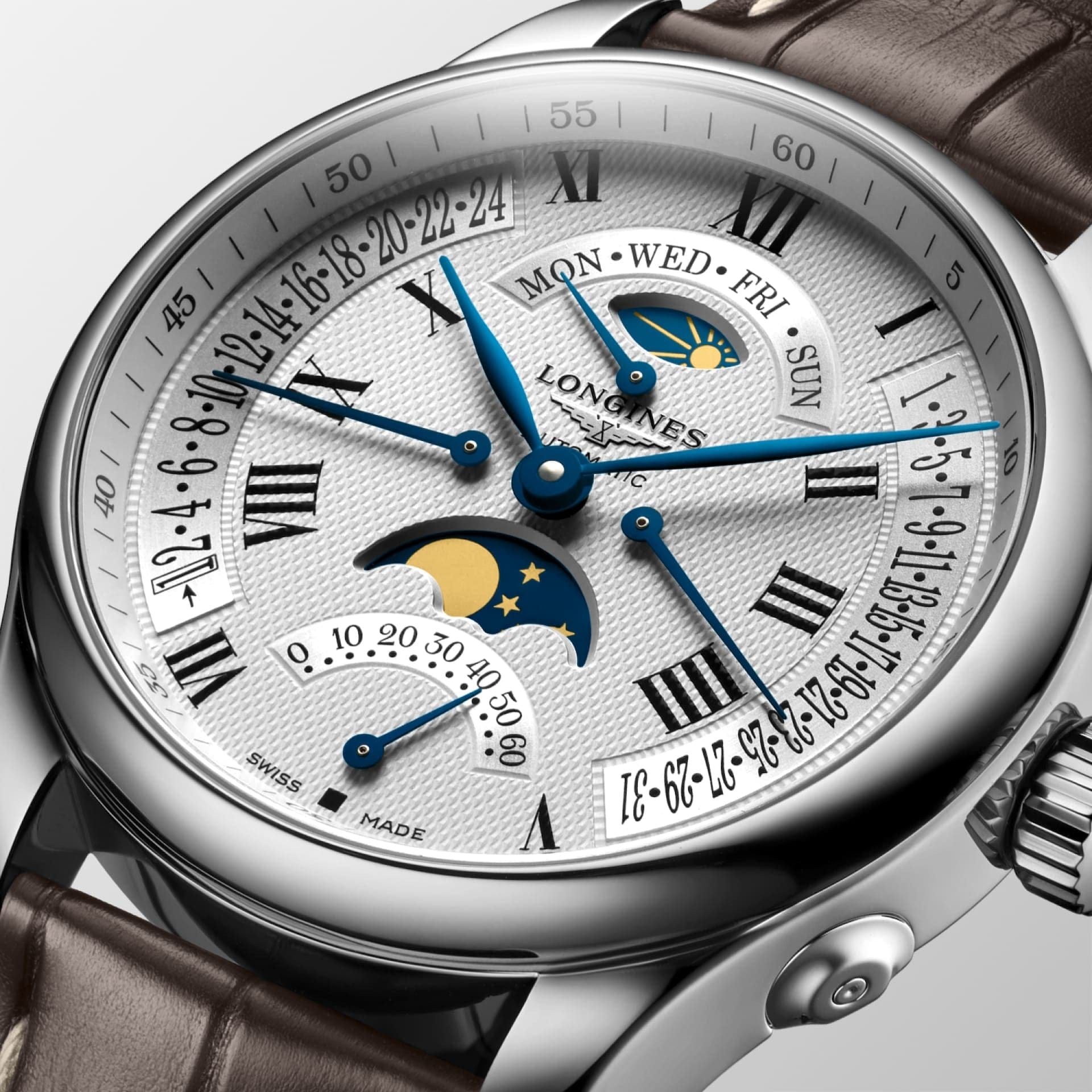 LONGINES MASTER COLLECTION RETROGRADE  L27394713 - L2.739.4.71.3 ERKEK KOL SAATİ 2