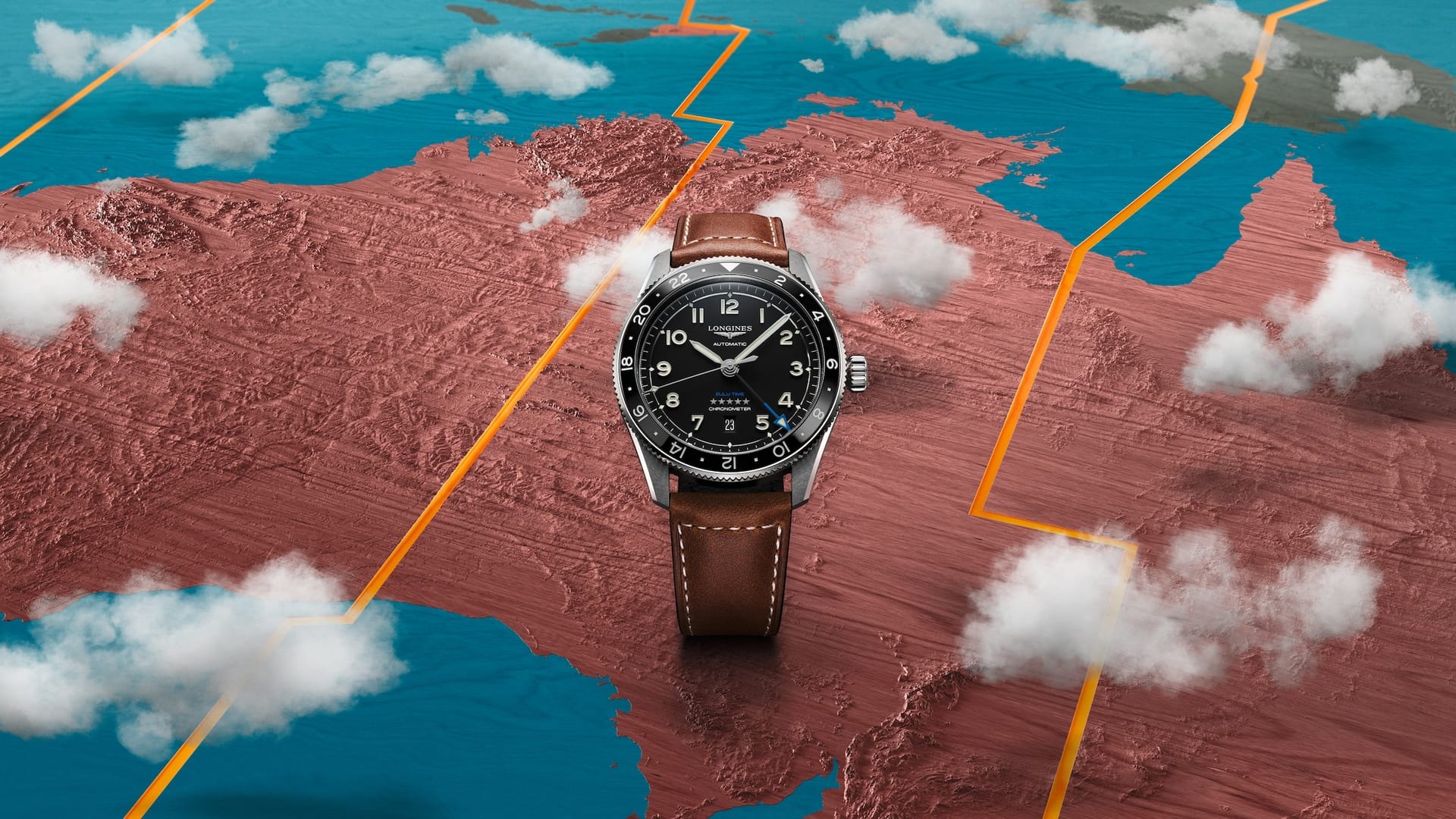 LONGINES SPIRIT ZULU TIME L38124532 - L3.812.4.53.2 ERKEK KOL SAATİ 10