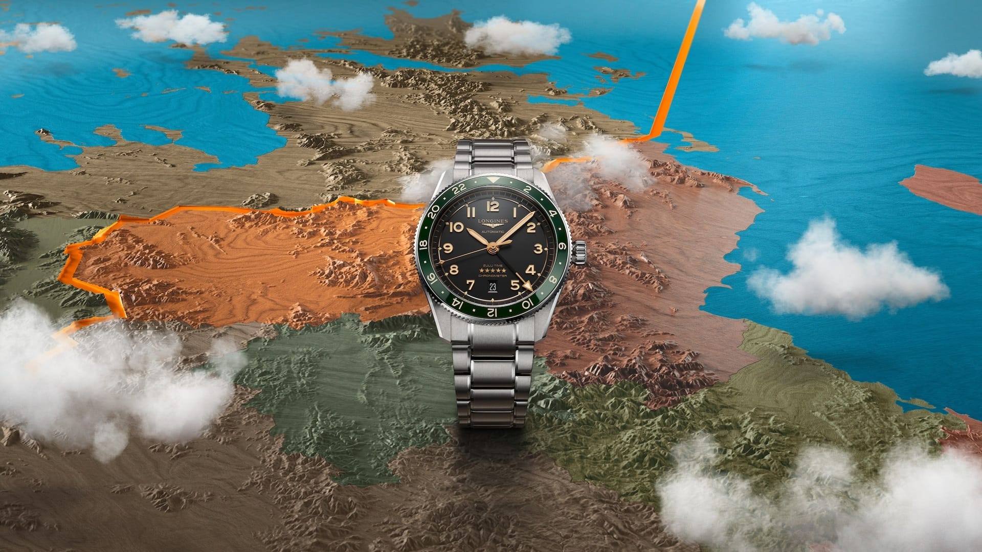 LONGINES SPIRIT ZULU TIME L38124636 - L3.812.4.63.6 ERKEK KOL SAATİ 10