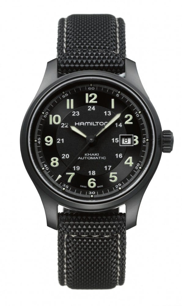 HAMILTON H70575733 KHAKI FIELD TITANIUM AUTO KOL SAATI