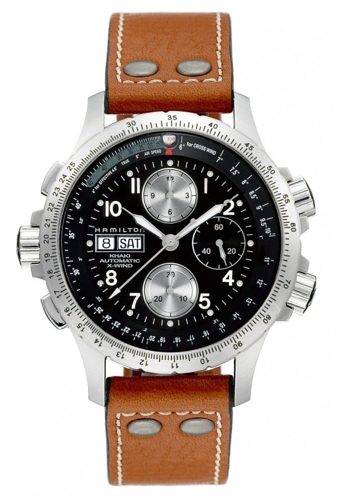 HAMILTON H77616533 KHAKI AVIATION X-WIND AUTO CHRONO KOL SAATI