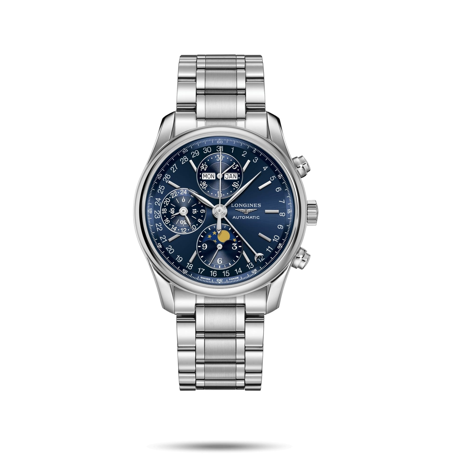 LONGINES MASTER COLLECTION CHRONO MOONPHASE  L26734926 - L2.673.4.92.6 ERKEK KOL SAATİ