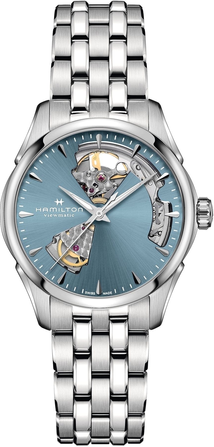 HAMILTON H32215140 JAZZMASTER OPEN HEART LADY AUTO KOL SAATI