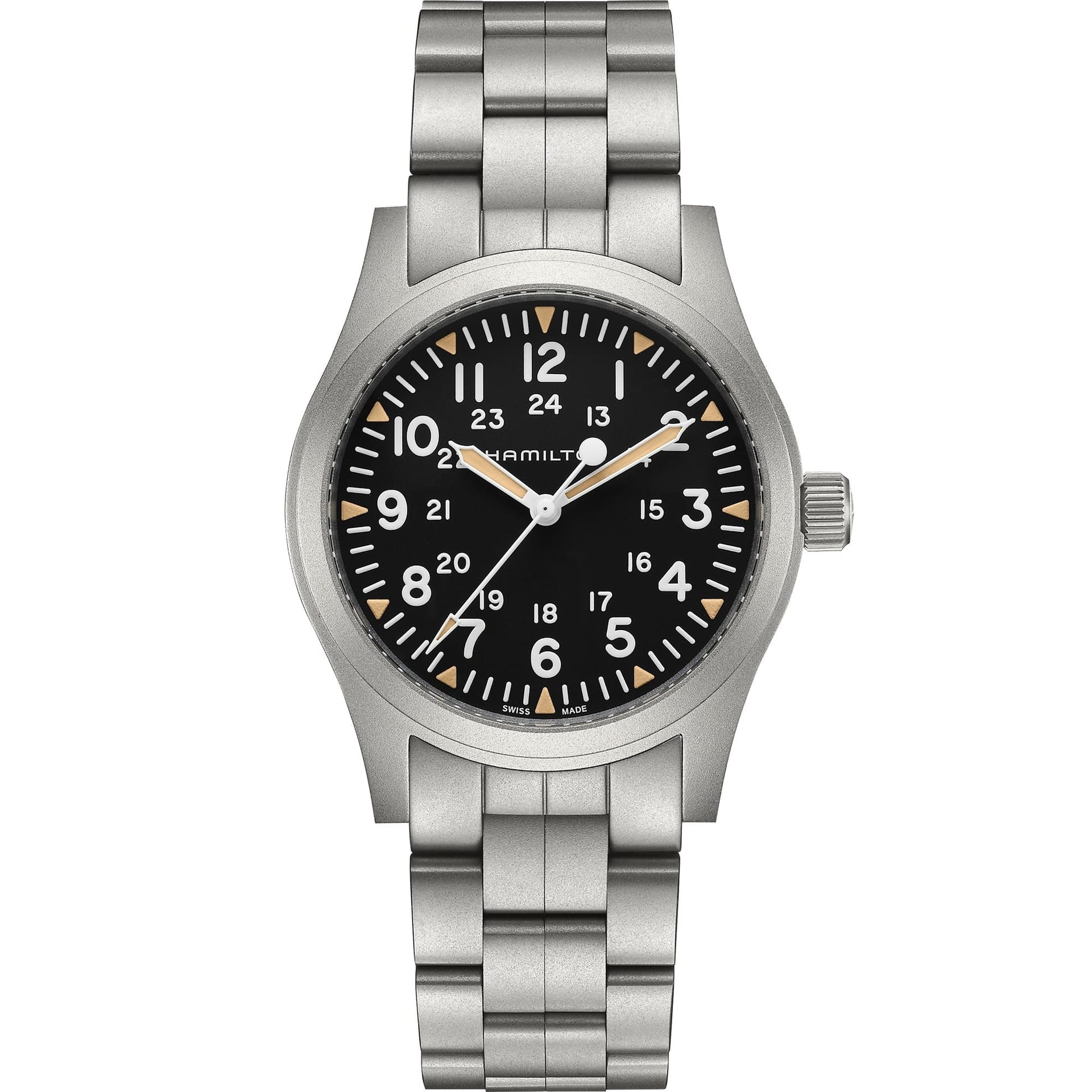 HAMILTON H69529133 KHAKI FIELD MECHANICAL 42MM KOL SAATI