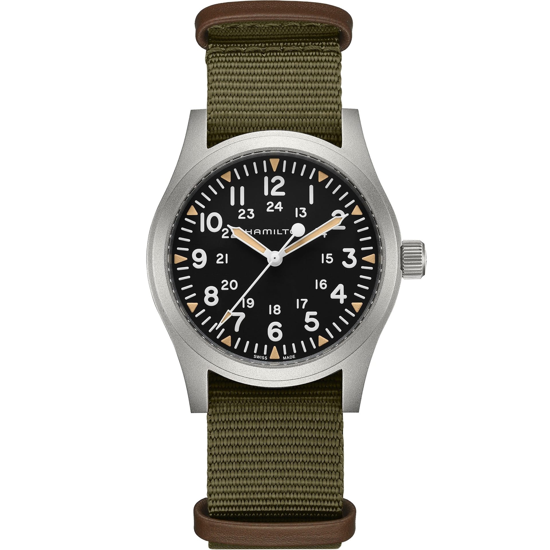 HAMILTON H69529933 KHAKI FIELD MECHANICAL 42MM KOL SAATI