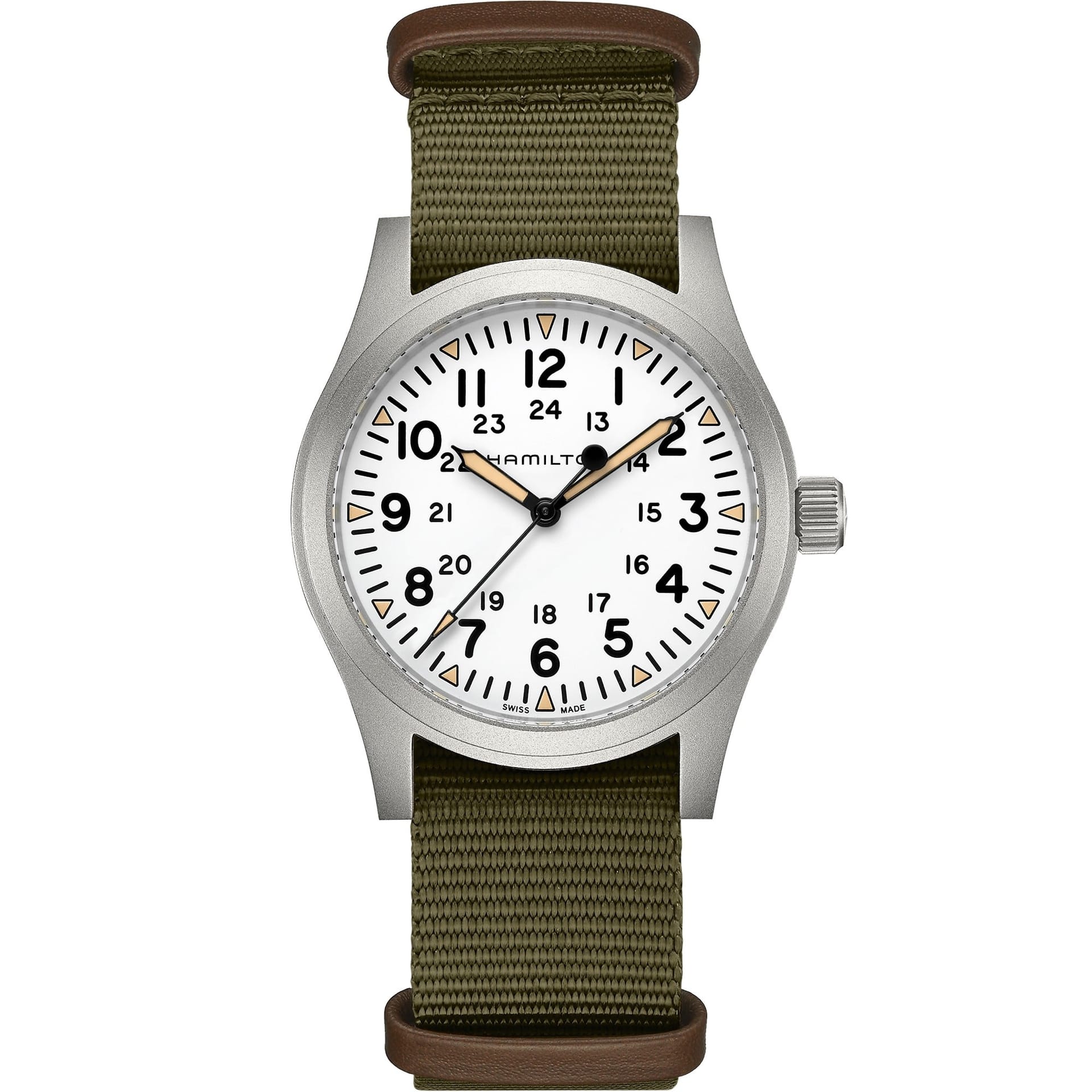 HAMILTON H69529913 KHAKI FIELD MECHANICAL 42MM KOL SAATI