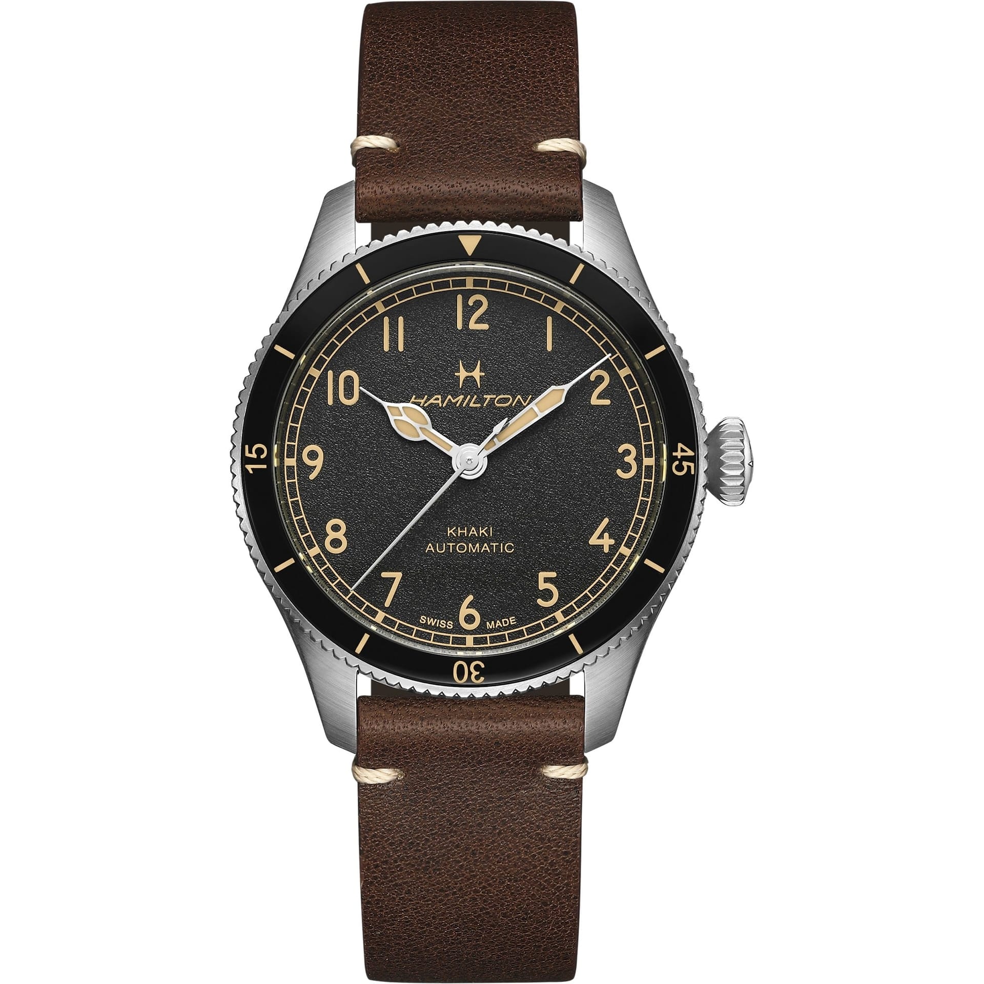 HAMILTON H76205530 KHAKI AVIATION PILOT PIONEER KOL SAATI