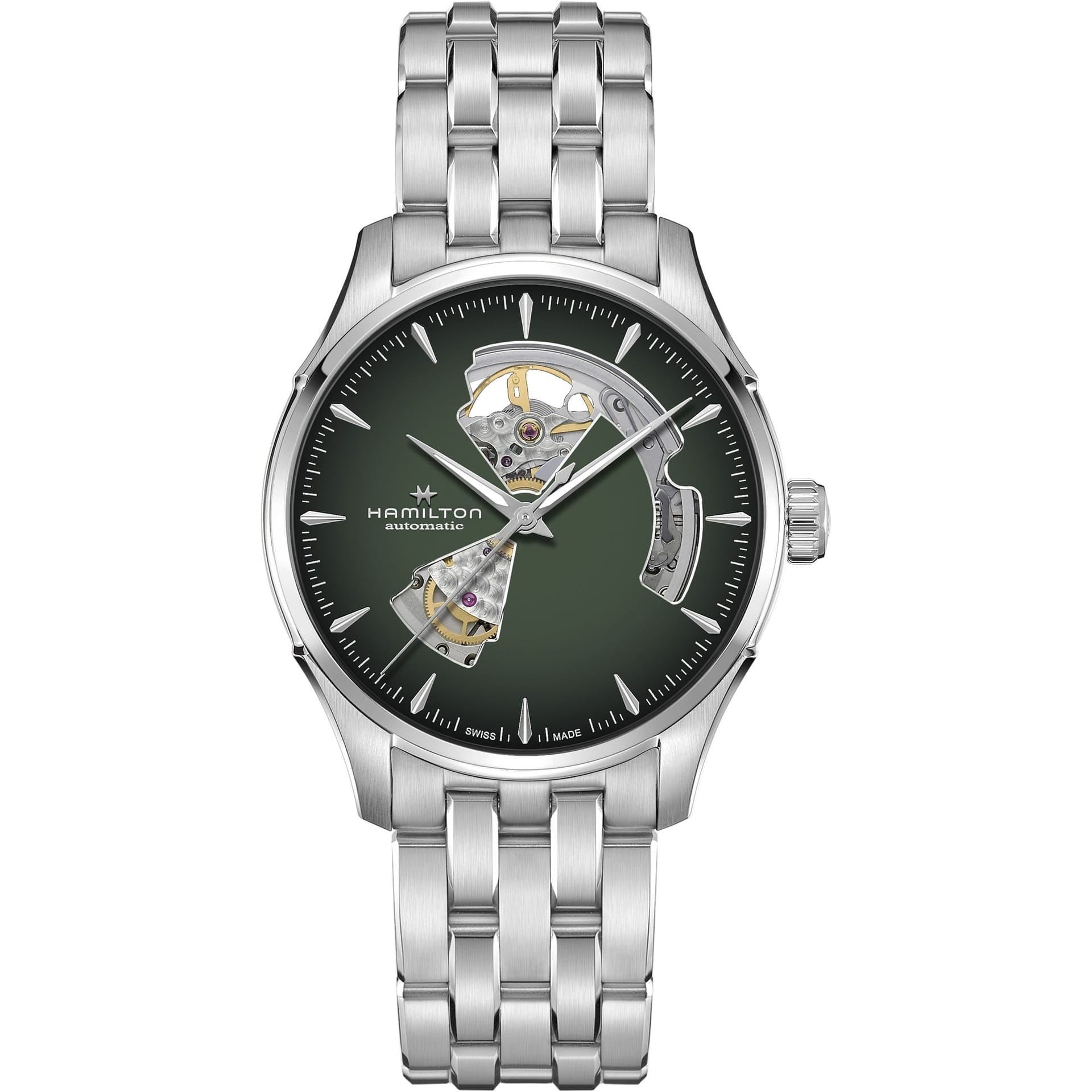 HAMILTON H32675160 JAZZMASTER OPEN HEART AUTO KOL SAATI