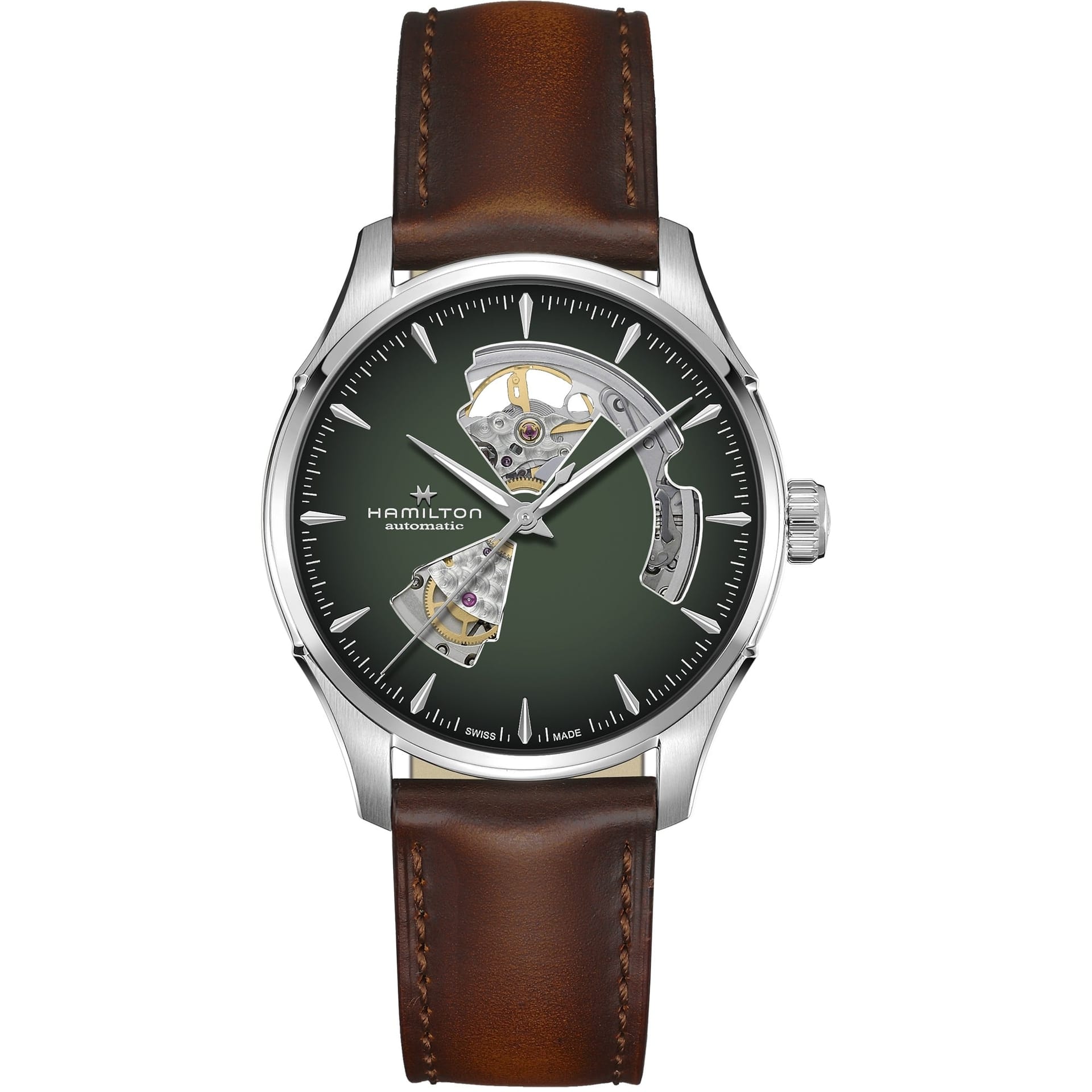 HAMILTON H32675560 JAZZMASTER OPEN HEART AUTO KOL SAATI