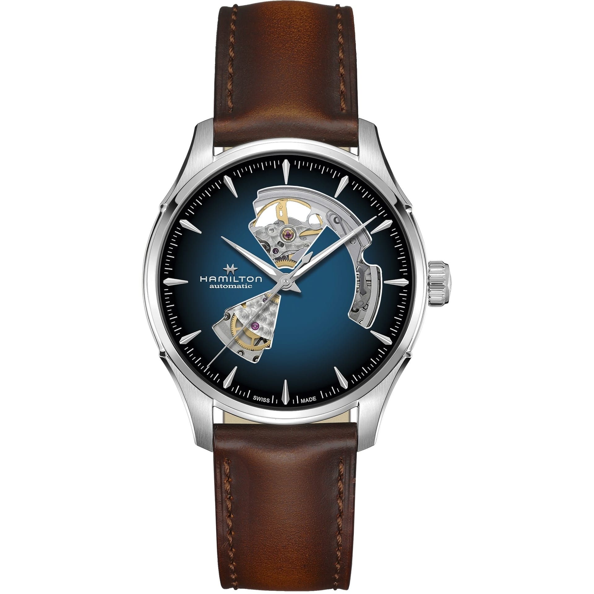 HAMILTON H32675540 JAZZMASTER OPEN HEART AUTO KOL SAATI