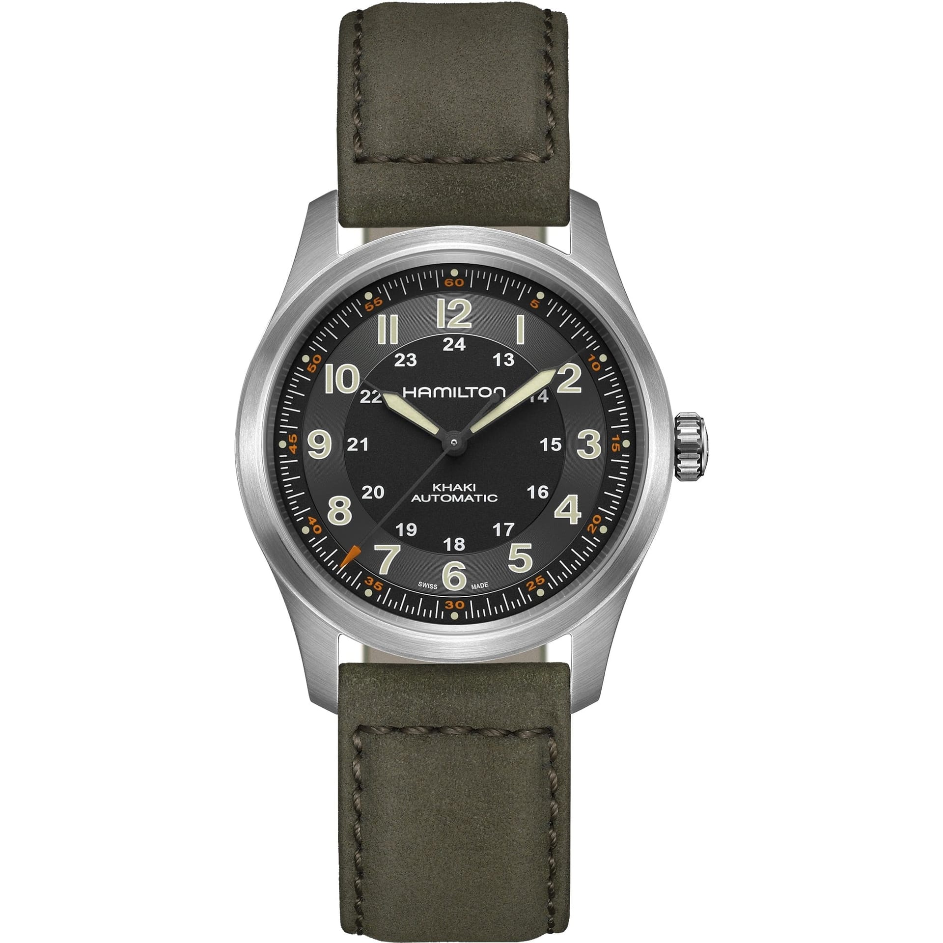 HAMILTON H70205830 KHAKI FIELD TITANIUM AUTO KOL SAATI