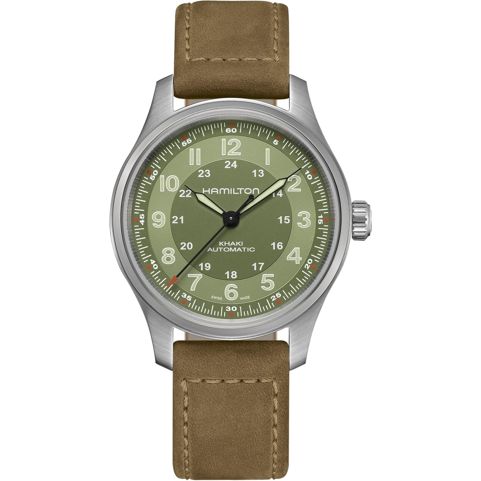 HAMILTON H70545560 KHAKI FIELD TITANIUM AUTO KOL SAATI