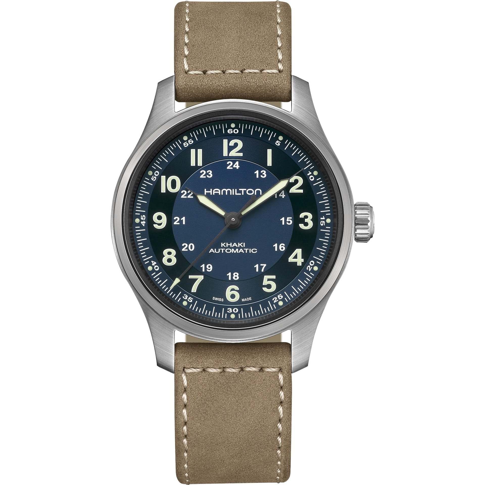 HAMILTON H70545540 KHAKI FIELD TITANIUM AUTO KOL SAATI