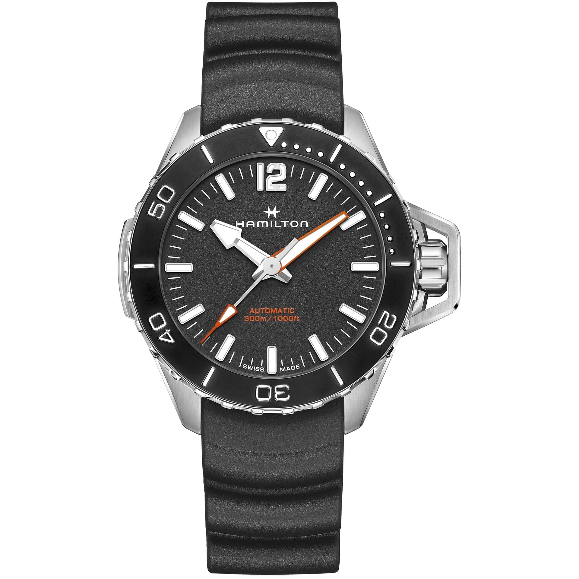 HAMILTON H77825330 KHAKI NAVY FROGMAN AUTO KOL SAATI