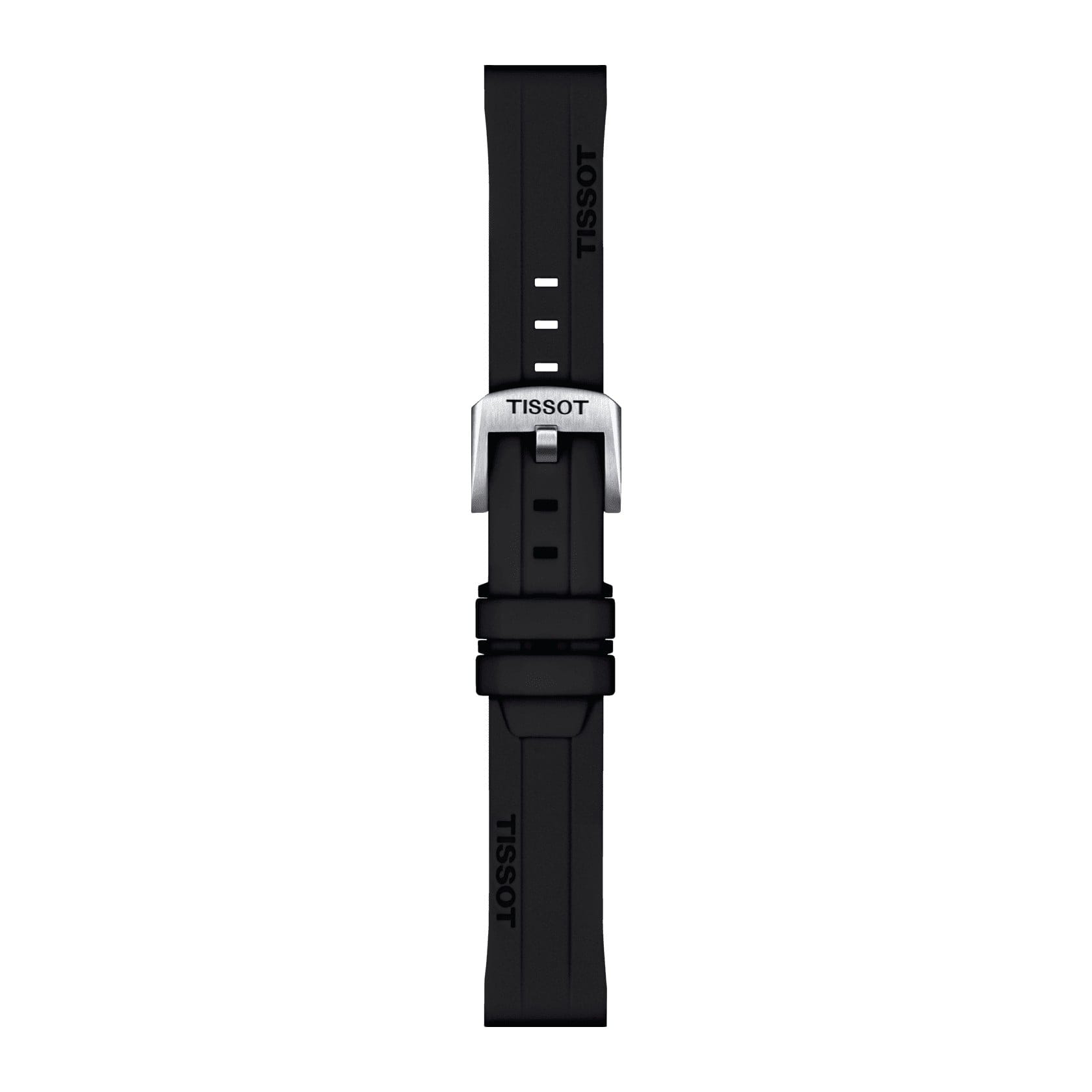 TISSOT T852047455 - T852.047.455  OFFICIAL BLACK SILICONE STRAP LUGS 18 MM KOL SAATİ