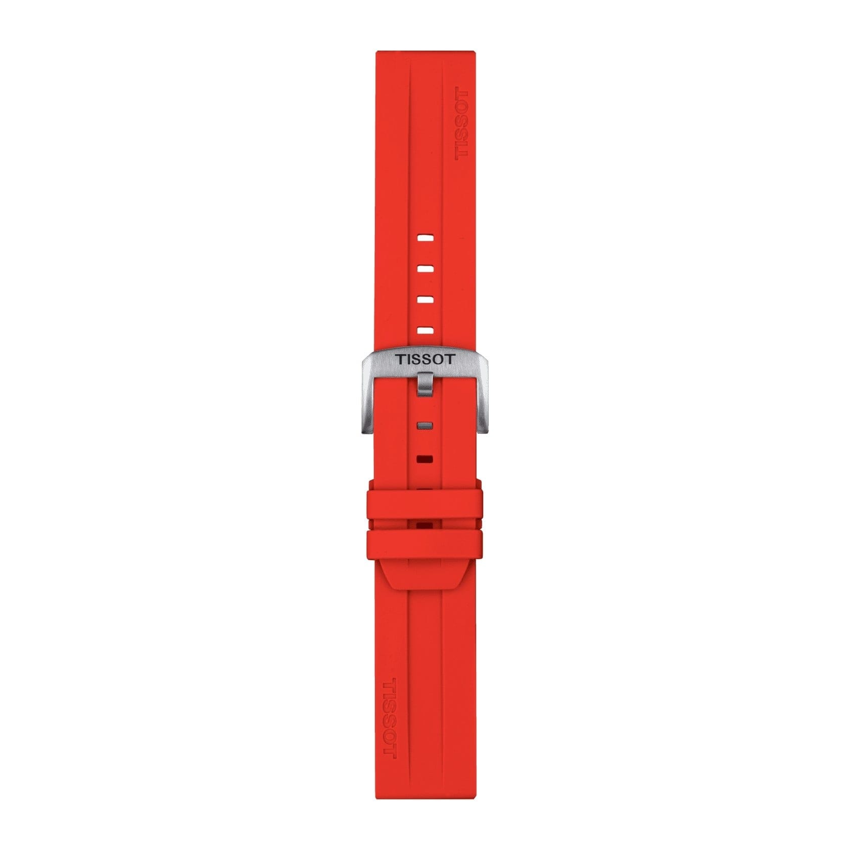 TISSOT T852047920 - T852.047.920  OFFICIAL RED SILICONE STRAP LUGS 22 MM KOL SAATİ