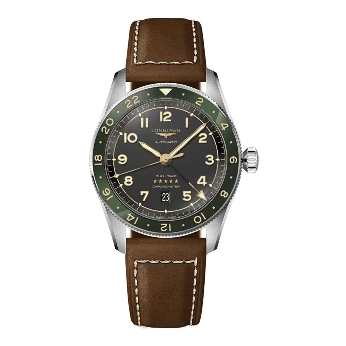 LONGINES SPIRIT ZULU TIME L38124632 - L3.812.4.63.2 ERKEK KOL SAATİ