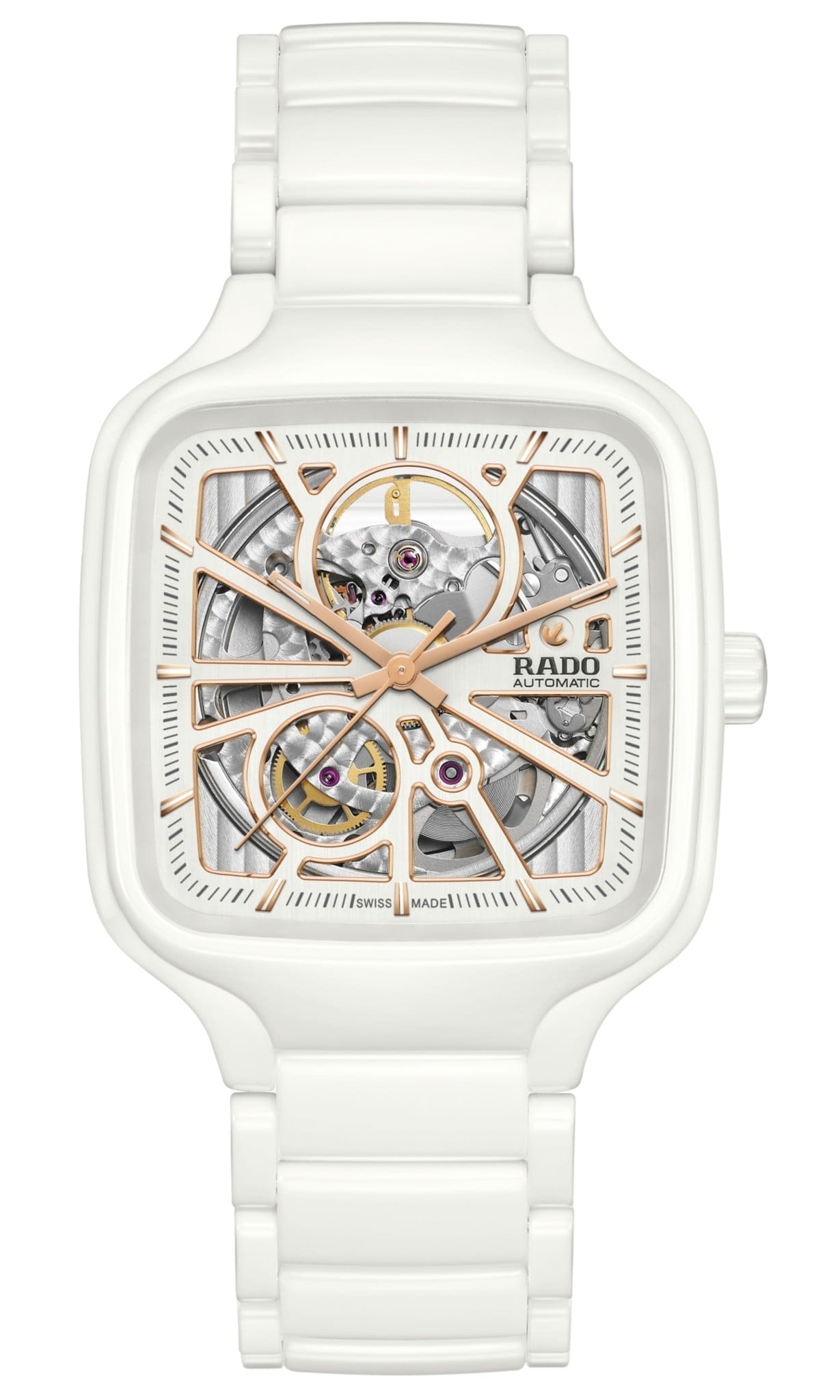 RADO R27073012 TRUE SQUARE AUTOMATIC OPEN HEART UNISEX KOL SAATİ