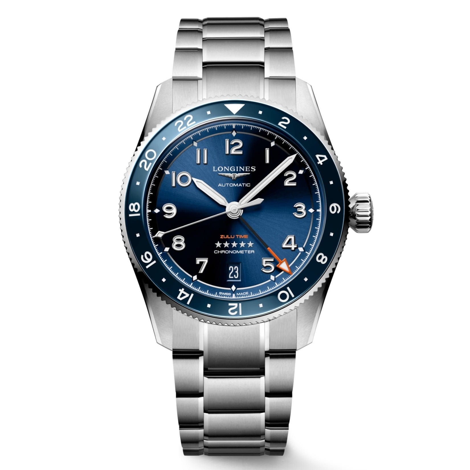 LONGINES SPIRIT ZULU TIME L38024936 - L3.802.4.93.6 UNISEX KOL SAATİ