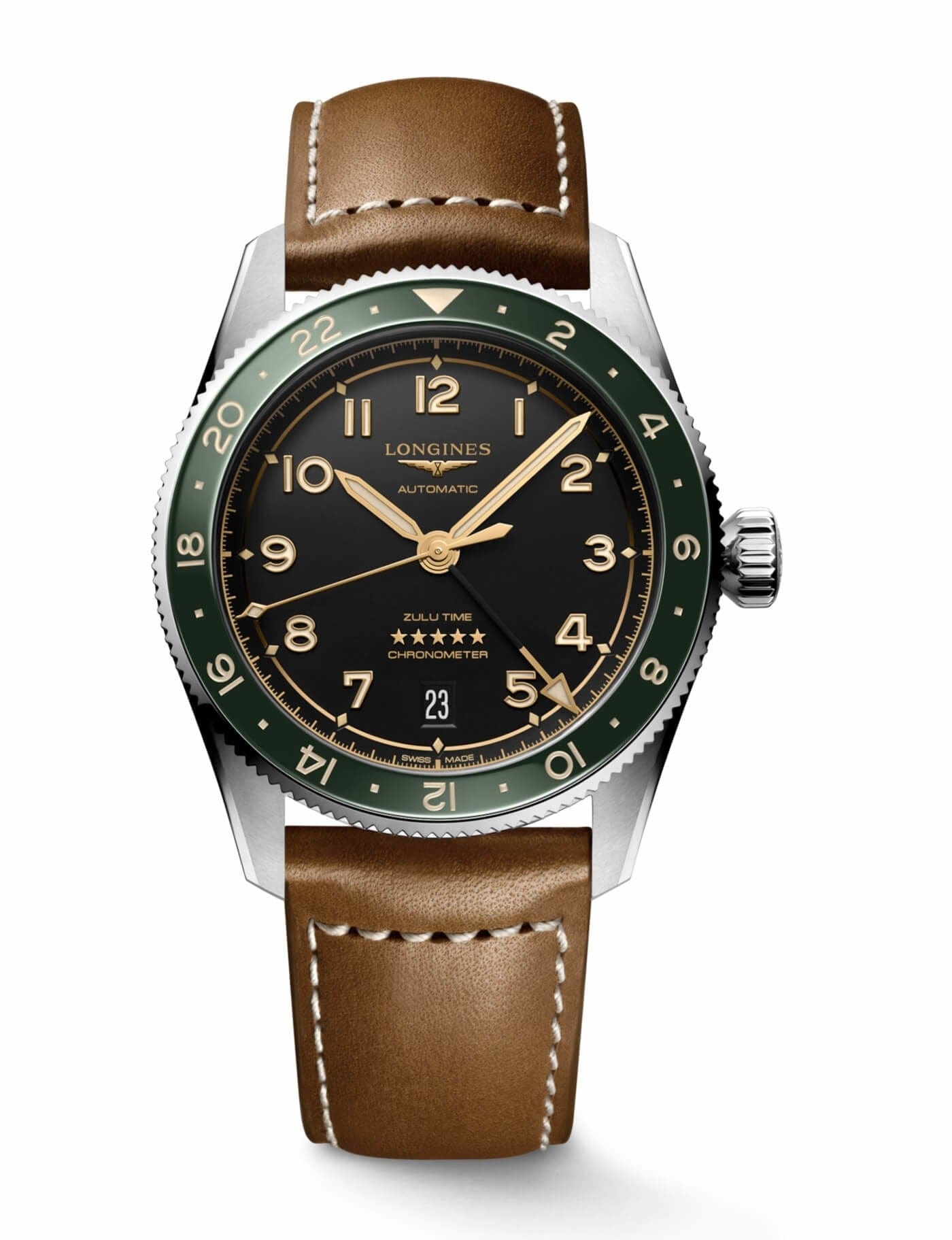 LONGINES SPIRIT ZULU TIME L38024632 - L3.802.4.63.2 UNISEX KOL SAATİ