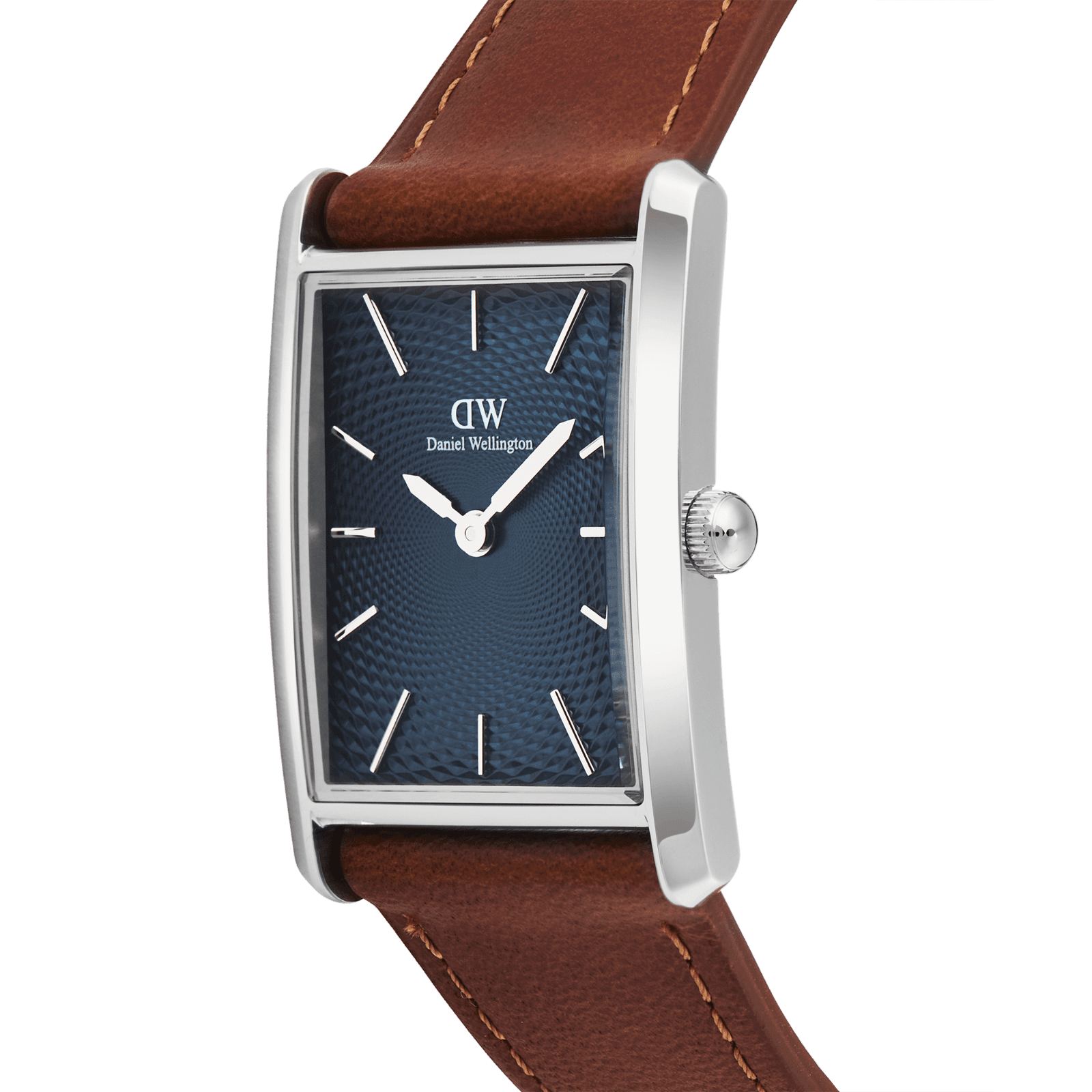 DANIEL WELLINGTON Bound Light Brown Arctic Guilloché Silver DW00600900 Erkek KOL SAATİ 3