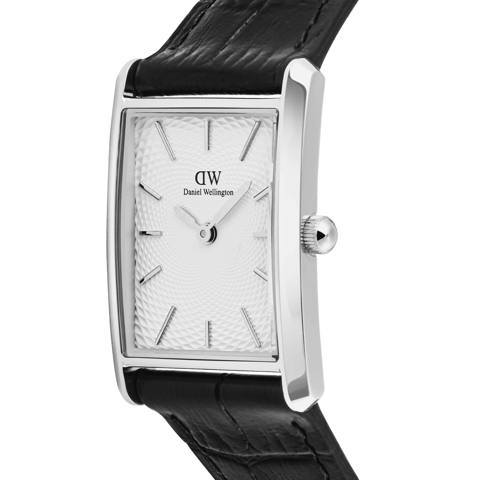 DANIEL WELLINGTON Bound Black Crocodile Guilloché Silver DW00600898 Kadın KOL SAATİ 3