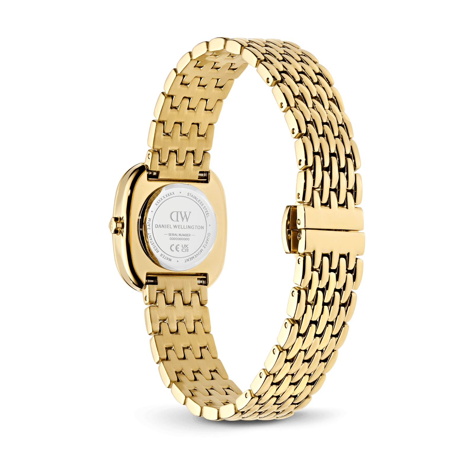 DANIEL WELLINGTON Corta White Grain-Link Gold DW00600993 Kadın KOL SAATİ 4