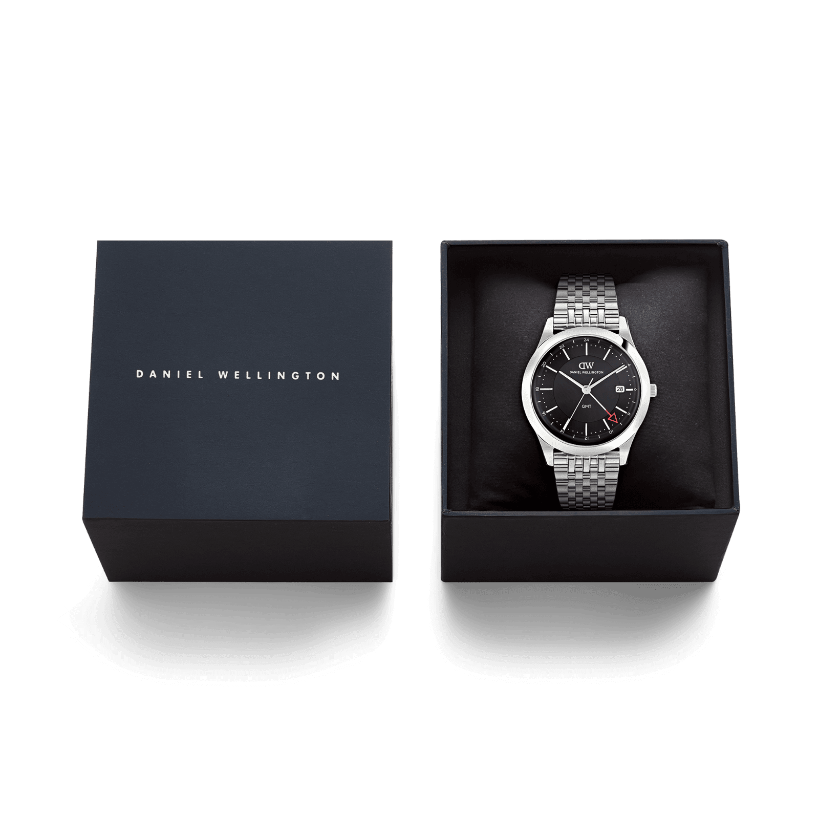 DANIEL WELLINGTON Pathfinder Gmt 7-Link Black Silver DW00600978 Erkek KOL SAATİ 5