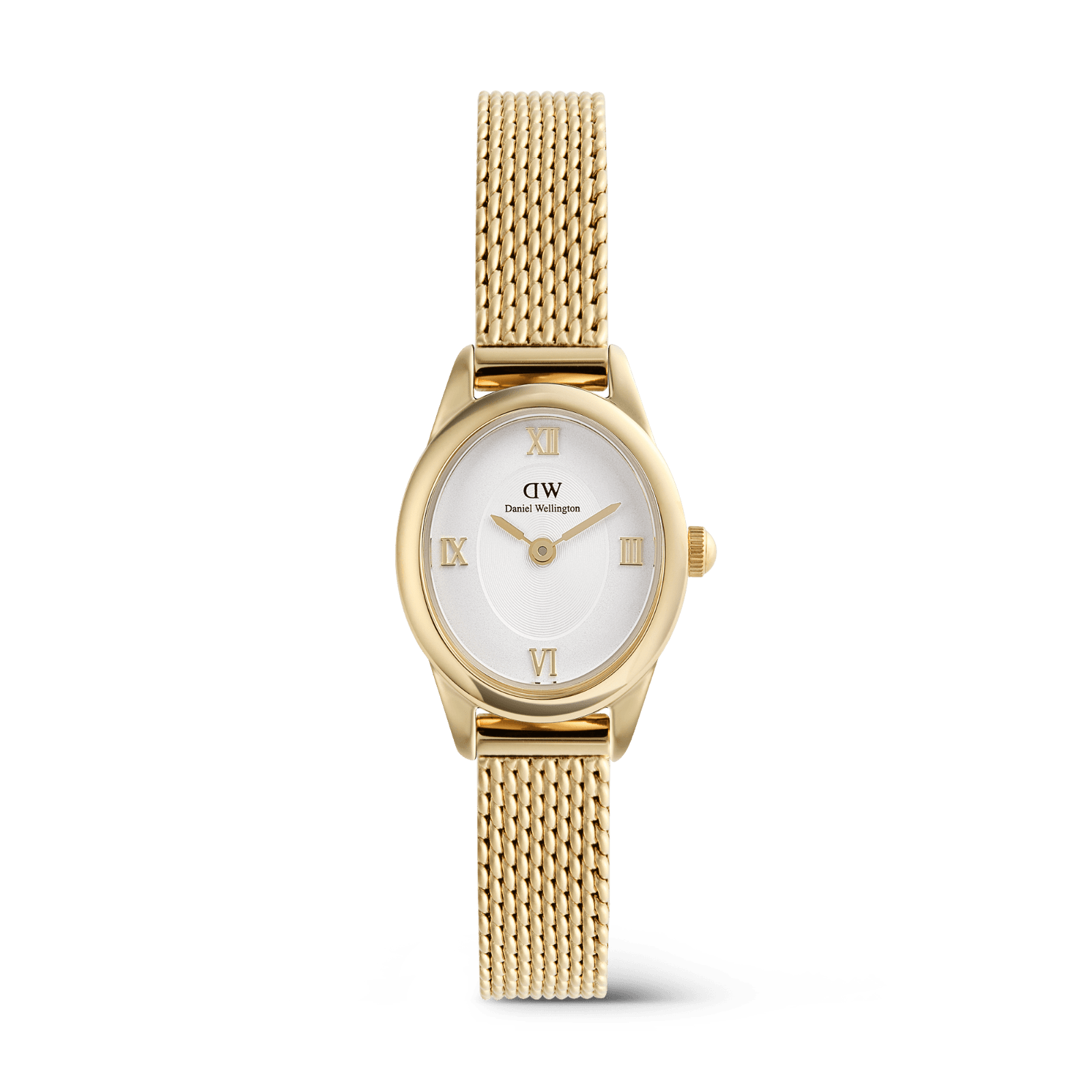 DANIEL WELLINGTON Ophelia Mini Mesh White Gold DW00600939 Kadın KOL SAATİ 1