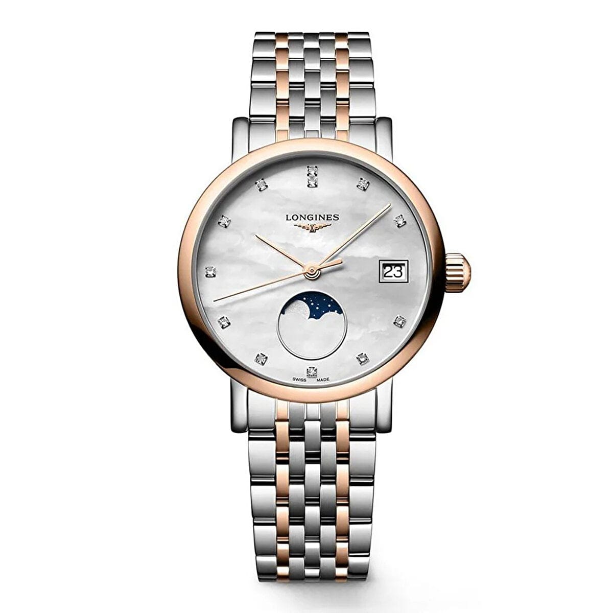 LONGINES ELEGANT COLLECTION MOONPHASE  L43305877 - L4.330.5.87.7 KADIN KOL SAATİ