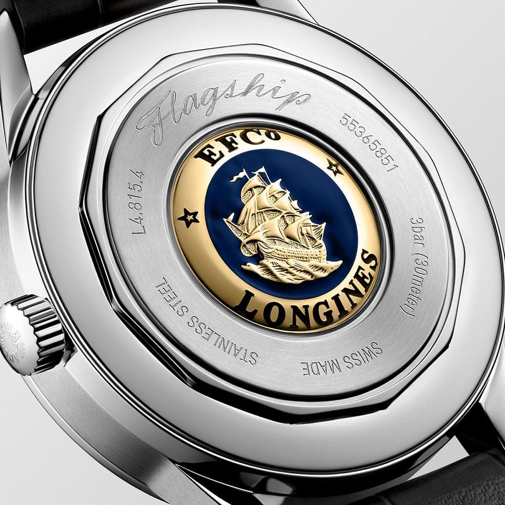LONGINES FLAGSHIP HERITAGE MOONPHASE  L48154022 - L4.815.4.02.2 ERKEK KOL SAATİ 4