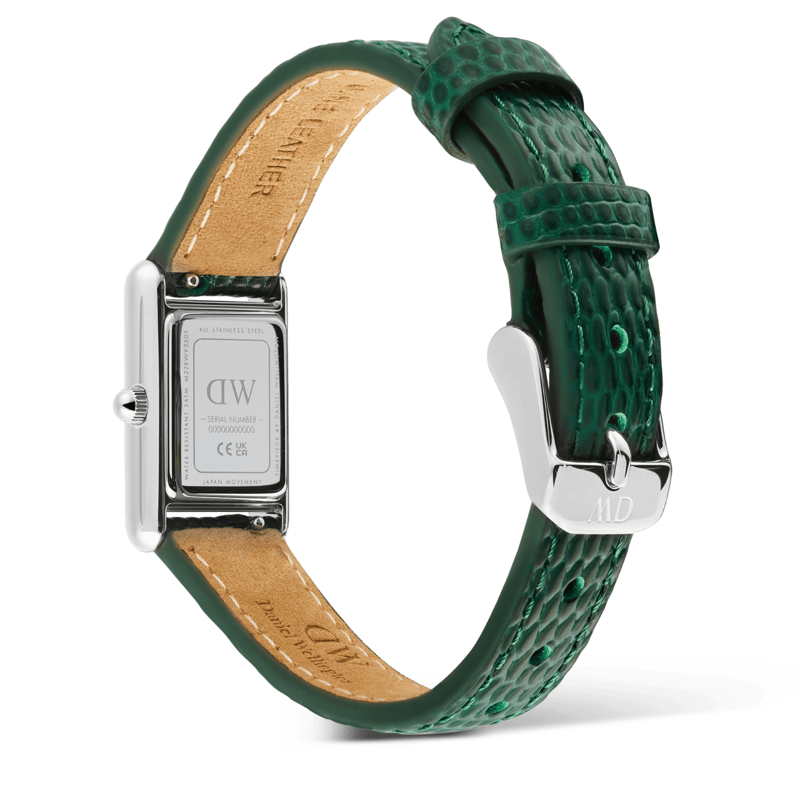 DANIEL WELLINGTON Bound Mini Green Lizard Silver DW00600902 Kadın KOL SAATİ 5