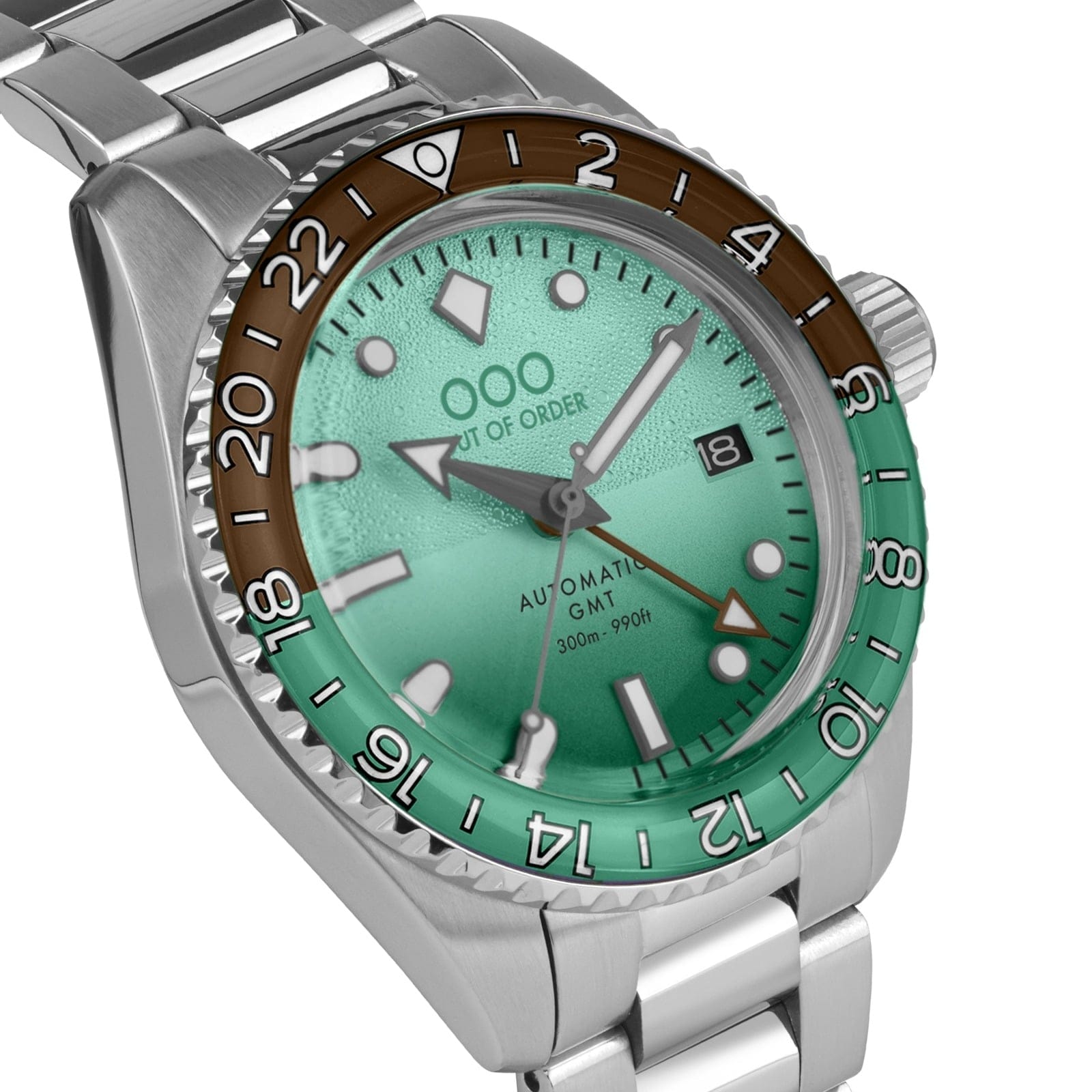 OUT OF ORDER OOO.001-25.AE.BAND.SS AFTER 8 AUTOMATIC GMT - ULTRA BRUSHED Erkek KOL SAATİ 4