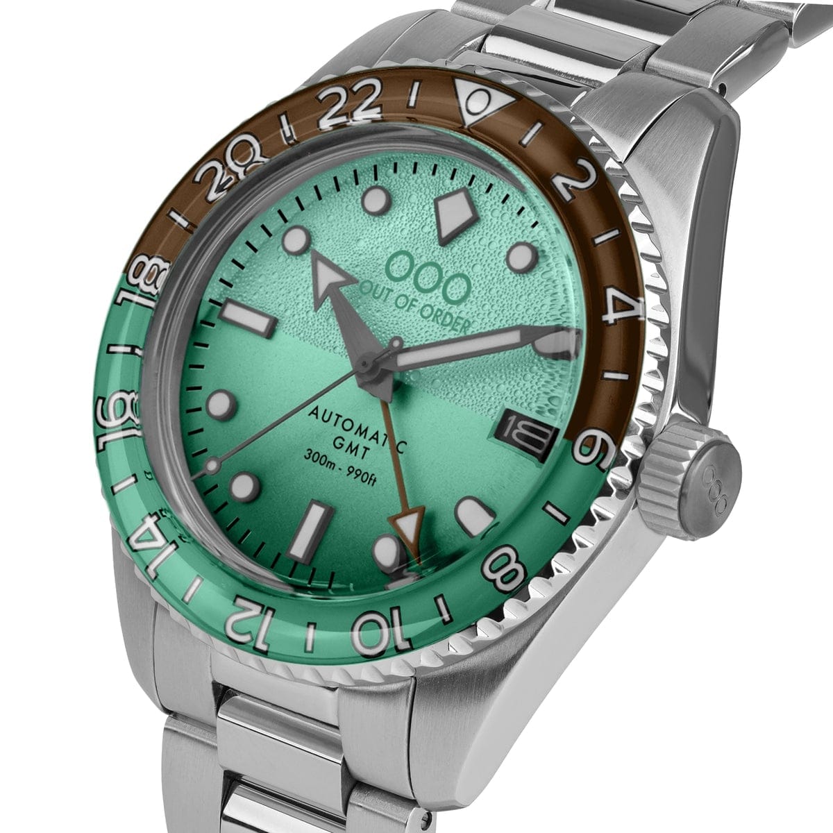 OUT OF ORDER OOO.001-25.AE.BAND.SS AFTER 8 AUTOMATIC GMT - ULTRA BRUSHED Erkek KOL SAATİ 5