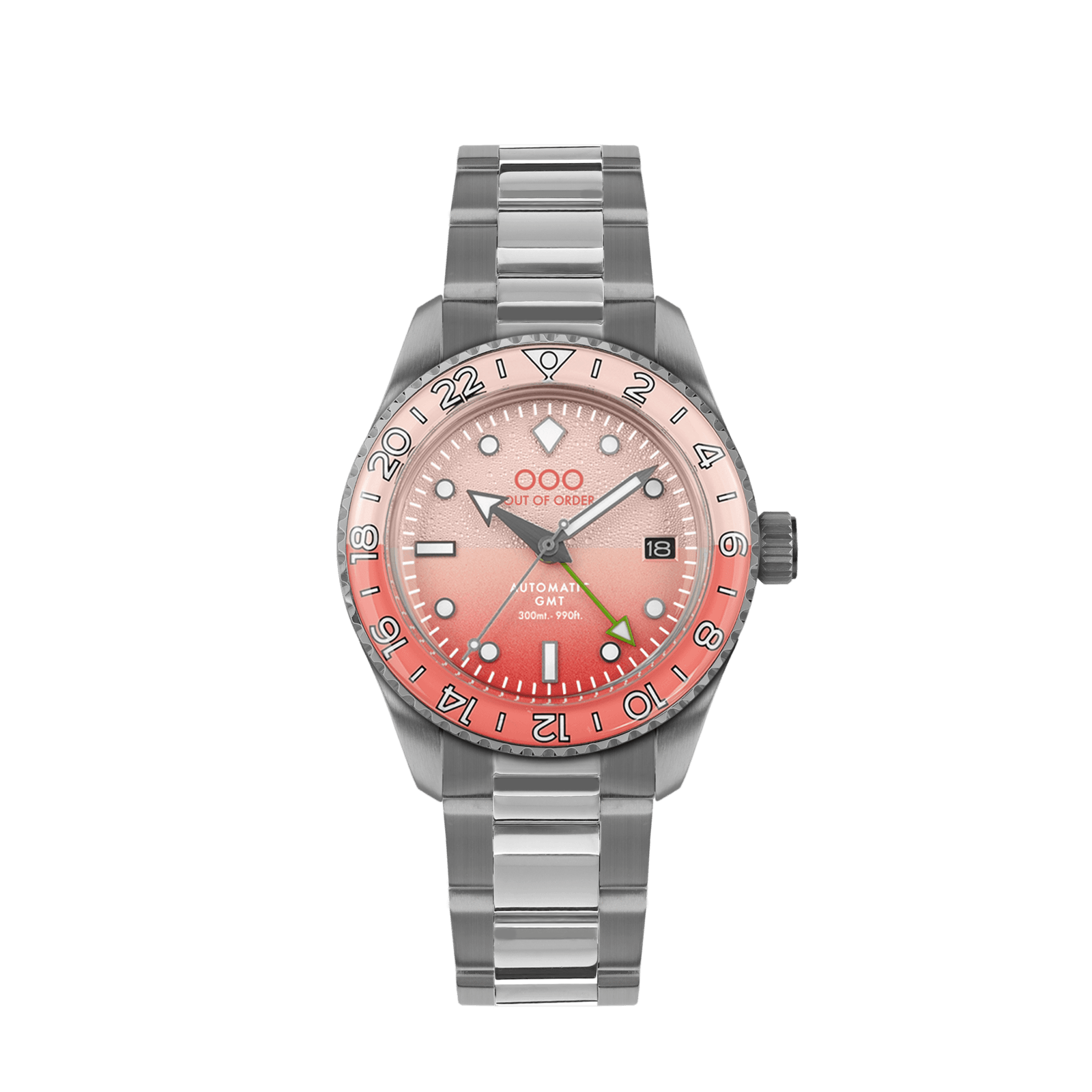 OUT OF ORDER OOO.001-25.PA.BAND.SS PALOMA AUTOMATIC GMT - ULTRA BRUSHED Erkek KOL SAATİ