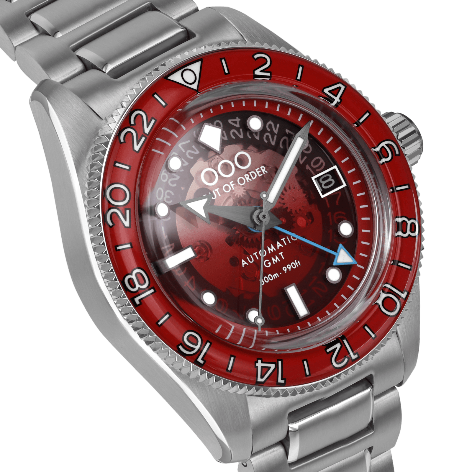 OUT OF ORDER OOO.001-25.BI.BAND.SS SPRITZ BITTER AUTOMATIC GMT - LIMITED EDITION Erkek KOL SAATİ 4