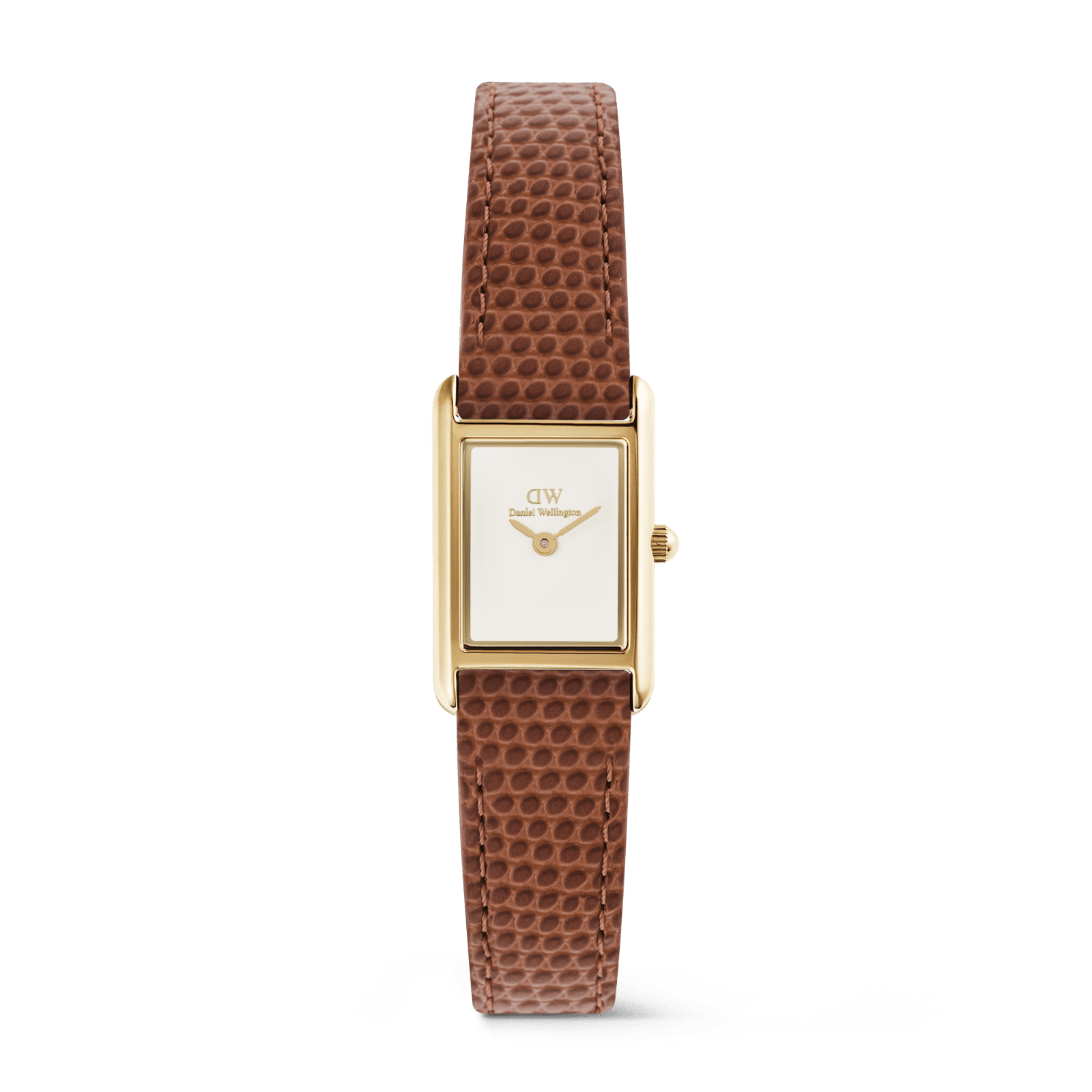 DANIEL WELLINGTON Bound Mini Light Brown Lizard Gold DW00600905 Kadın KOL SAATİ 1