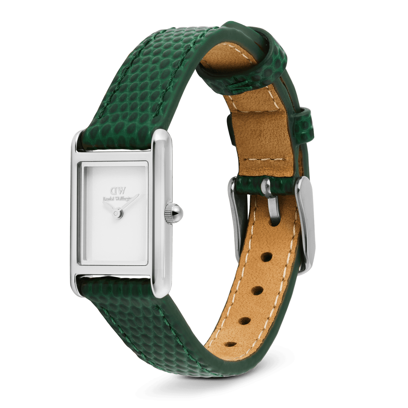 DANIEL WELLINGTON Bound Mini Green Lizard Silver DW00600902 Kadın KOL SAATİ 4