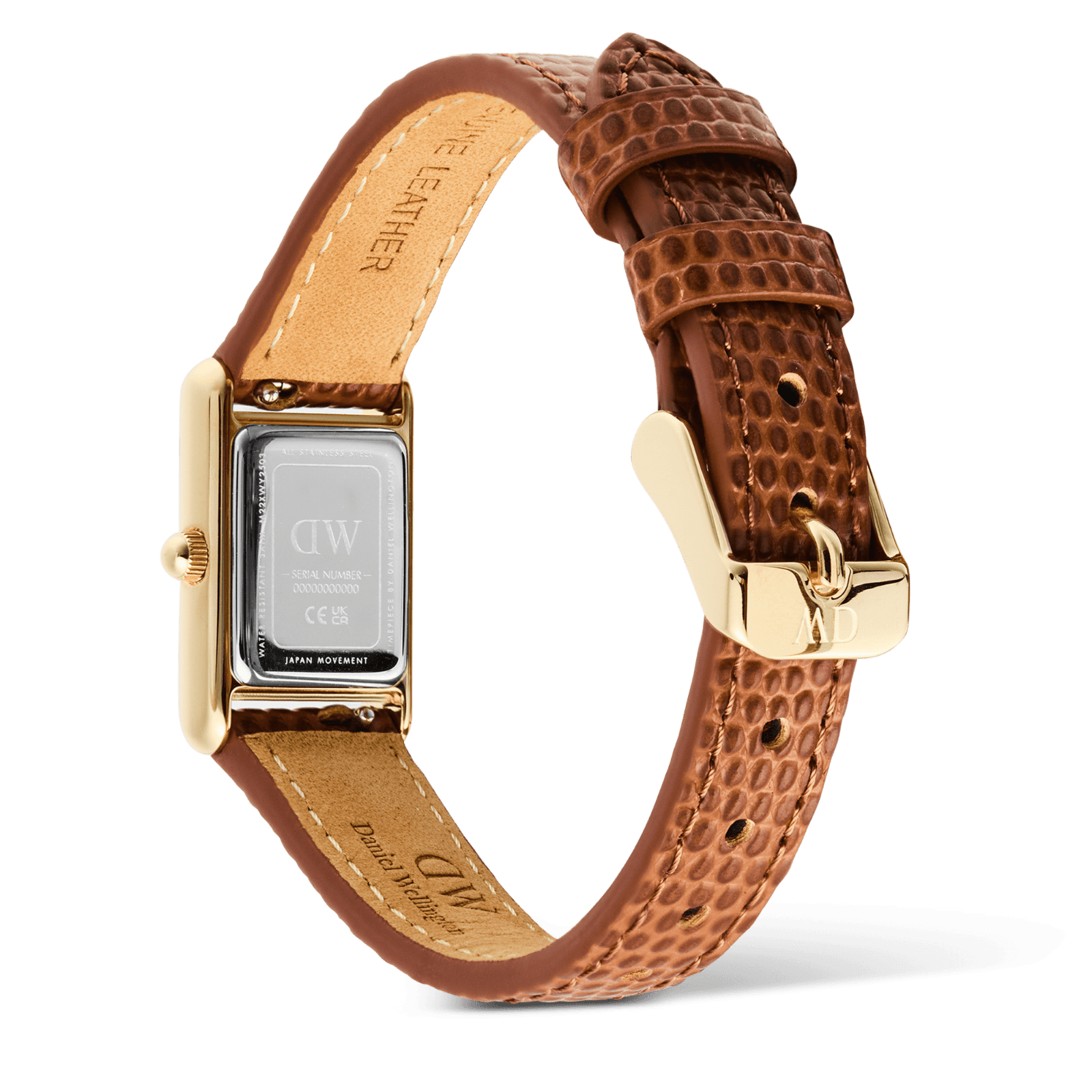 DANIEL WELLINGTON Bound Mini Light Brown Lizard Gold DW00600905 Kadın KOL SAATİ 5