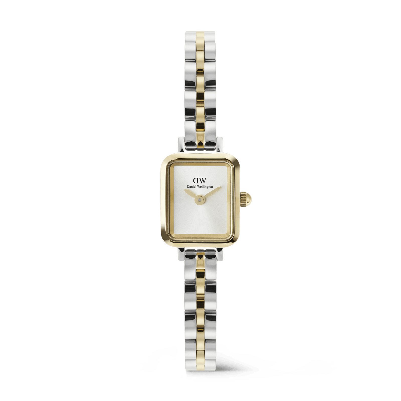 DANIEL WELLINGTON Quadro Mini Arch 3-Link Two Tone Gold DW00600925 Kadın KOL SAATİ 1