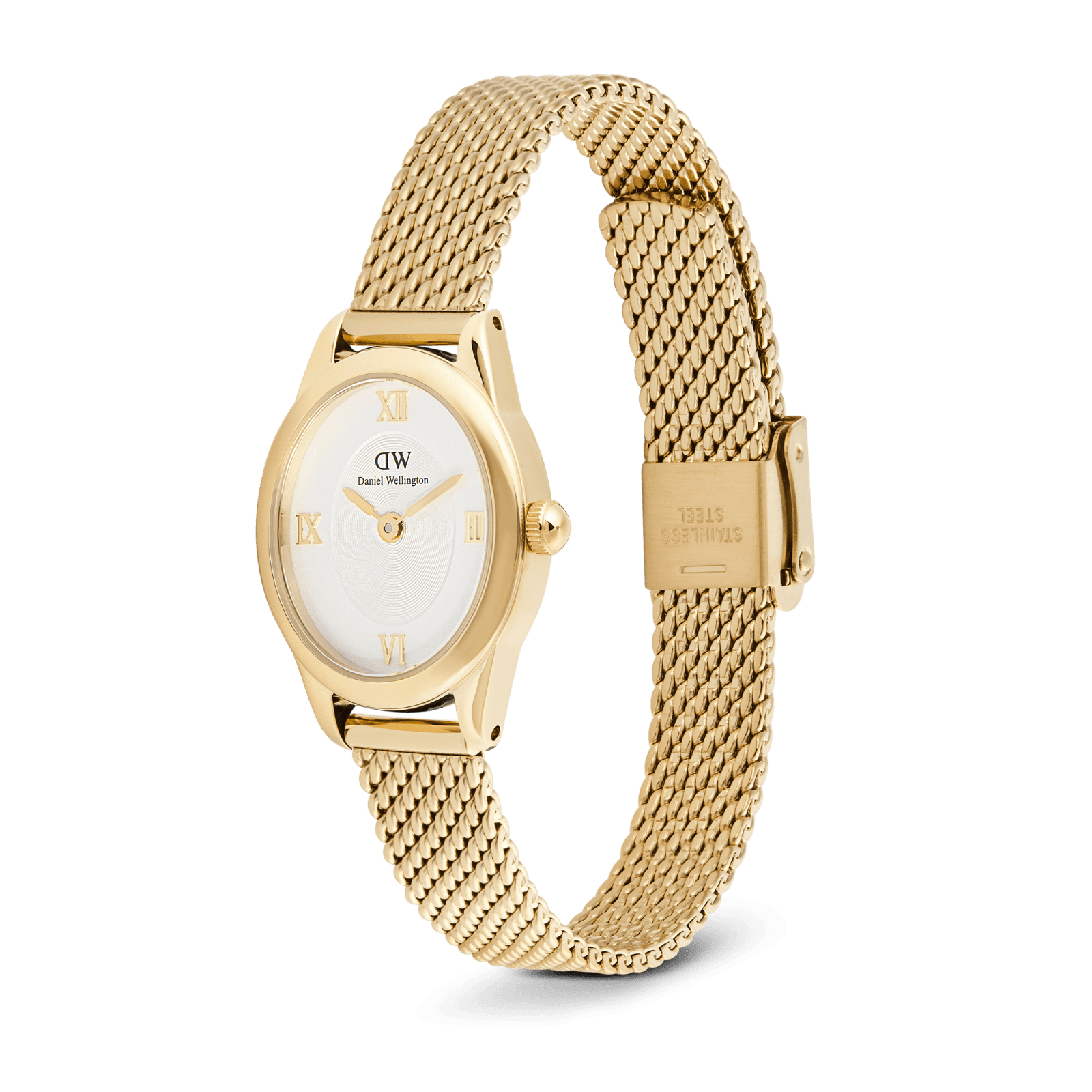 DANIEL WELLINGTON Ophelia Mini Mesh White Gold DW00600939 Kadın KOL SAATİ 3